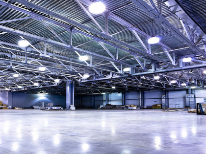 Impianto LED per magazzino